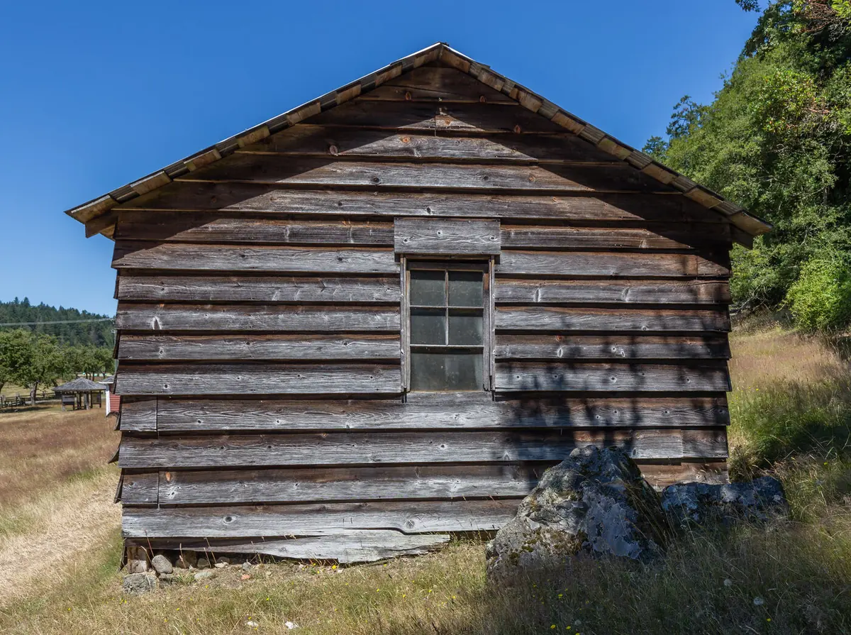 Heritage farm building at Ruckle, Salt Spring Island